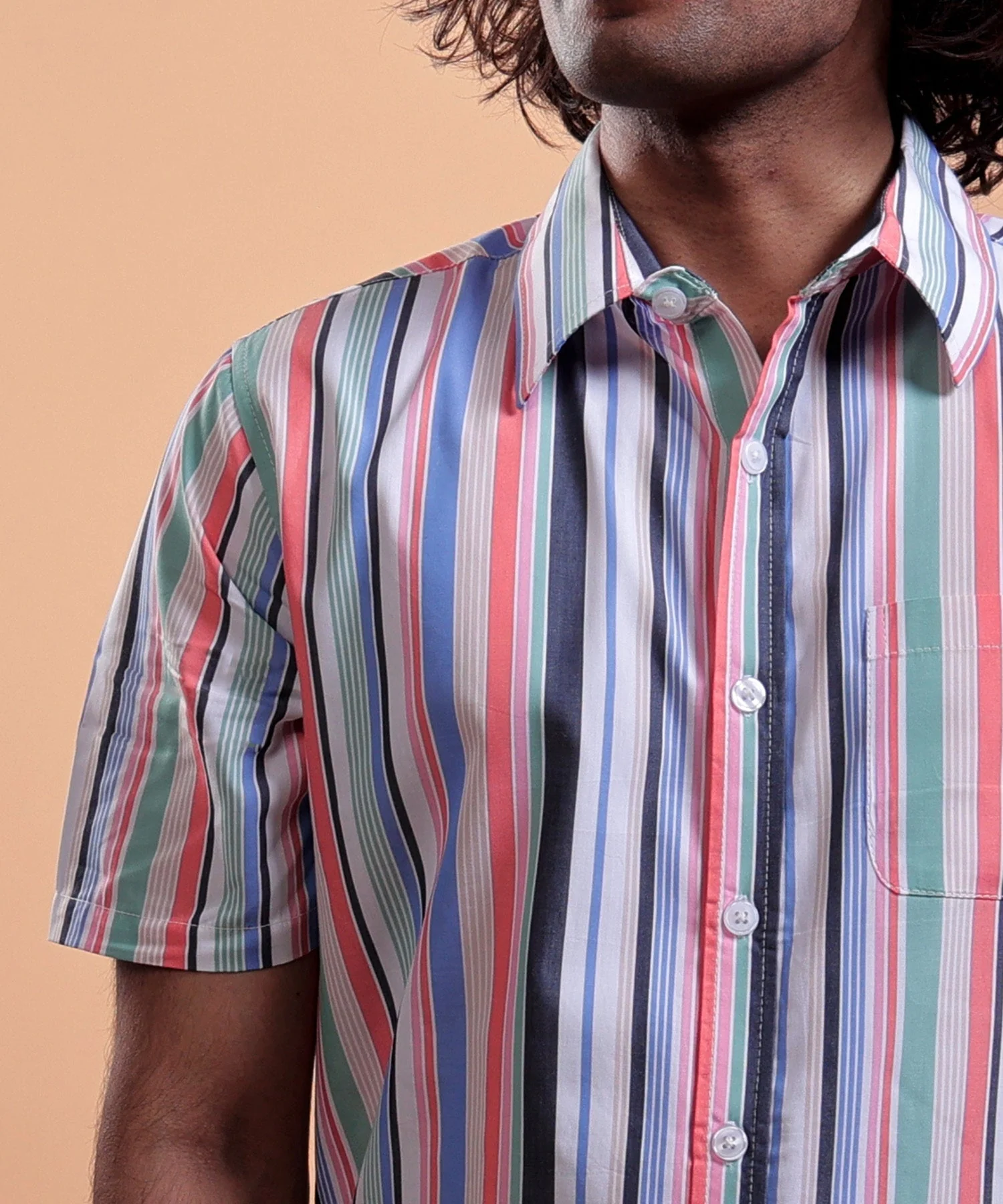 चित्ररेखा - Cotton shirt #7 - Image 2