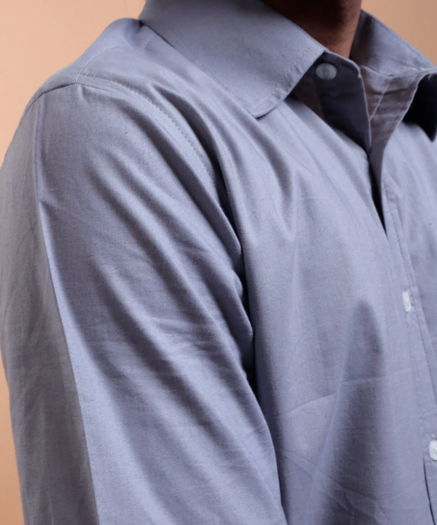 धूसर - Cotton shirt #5 - Image 2