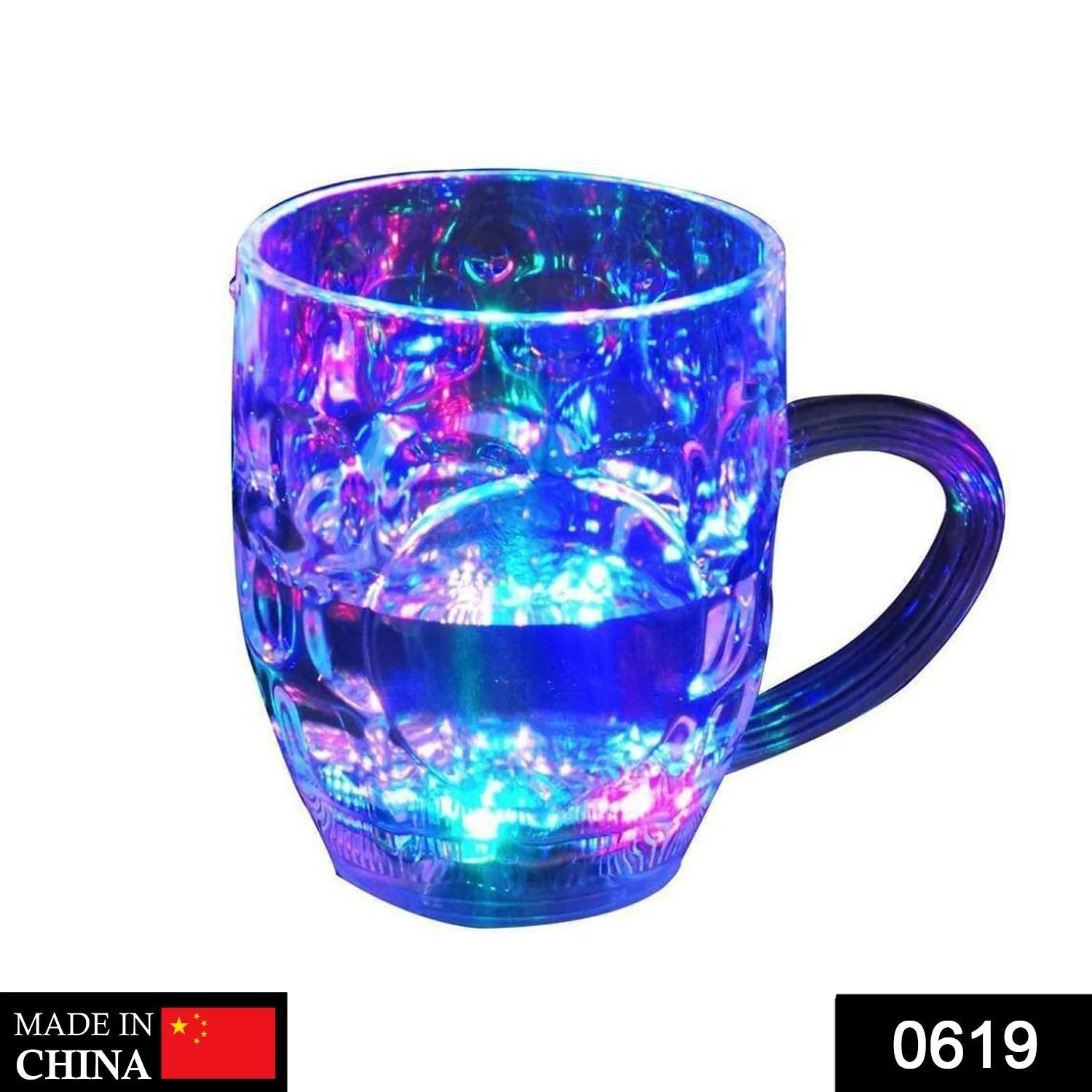 0619 Led Glass Cup (Rainbow Color) - Image 2