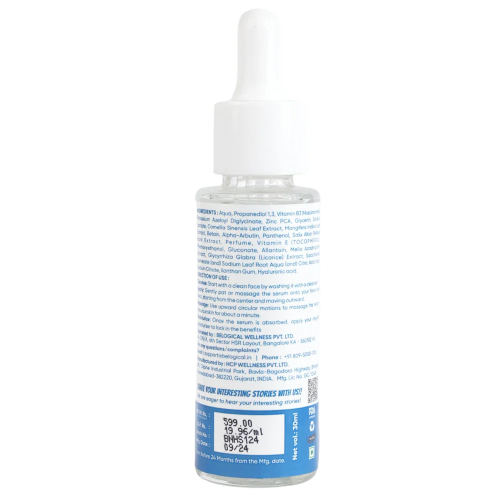 1% Niacinamide + 2% Hyaluronic Acid Face Serum | Brightening & Hydrating | Anti-aging | 30ml - Image 6