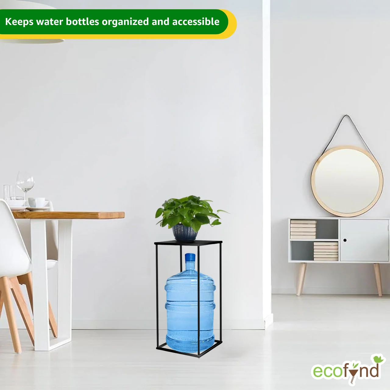 1 Tier Water Dispenser Stand – Heavy Duty Metal Bottle Holder - Image 2