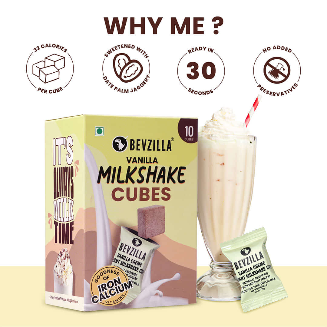 10 Vanilla Creme Milkshake Cubes - Image 3