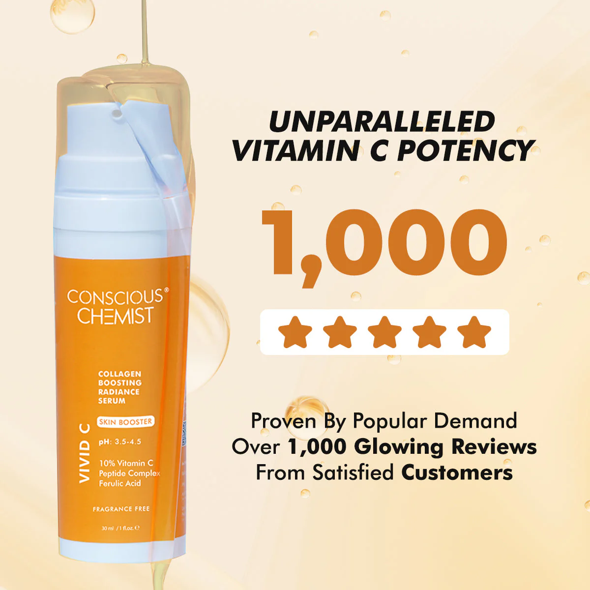 10% Vitamin C Serum | Radiance Booster | 30 ml - Image 9