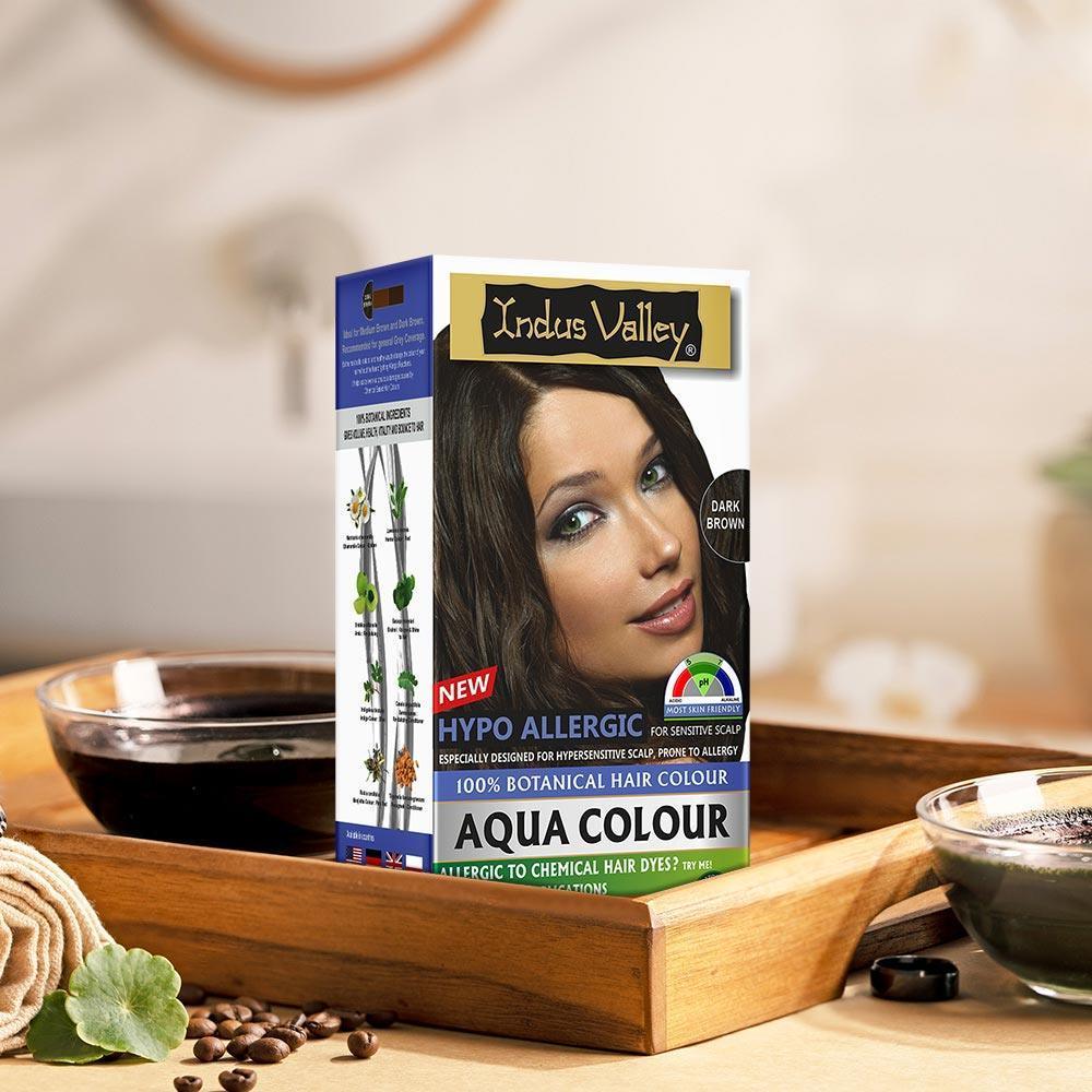 100% Botanical Hypo Allergic Aqua Colour for Hair - Available in 4 Shades - Image 62