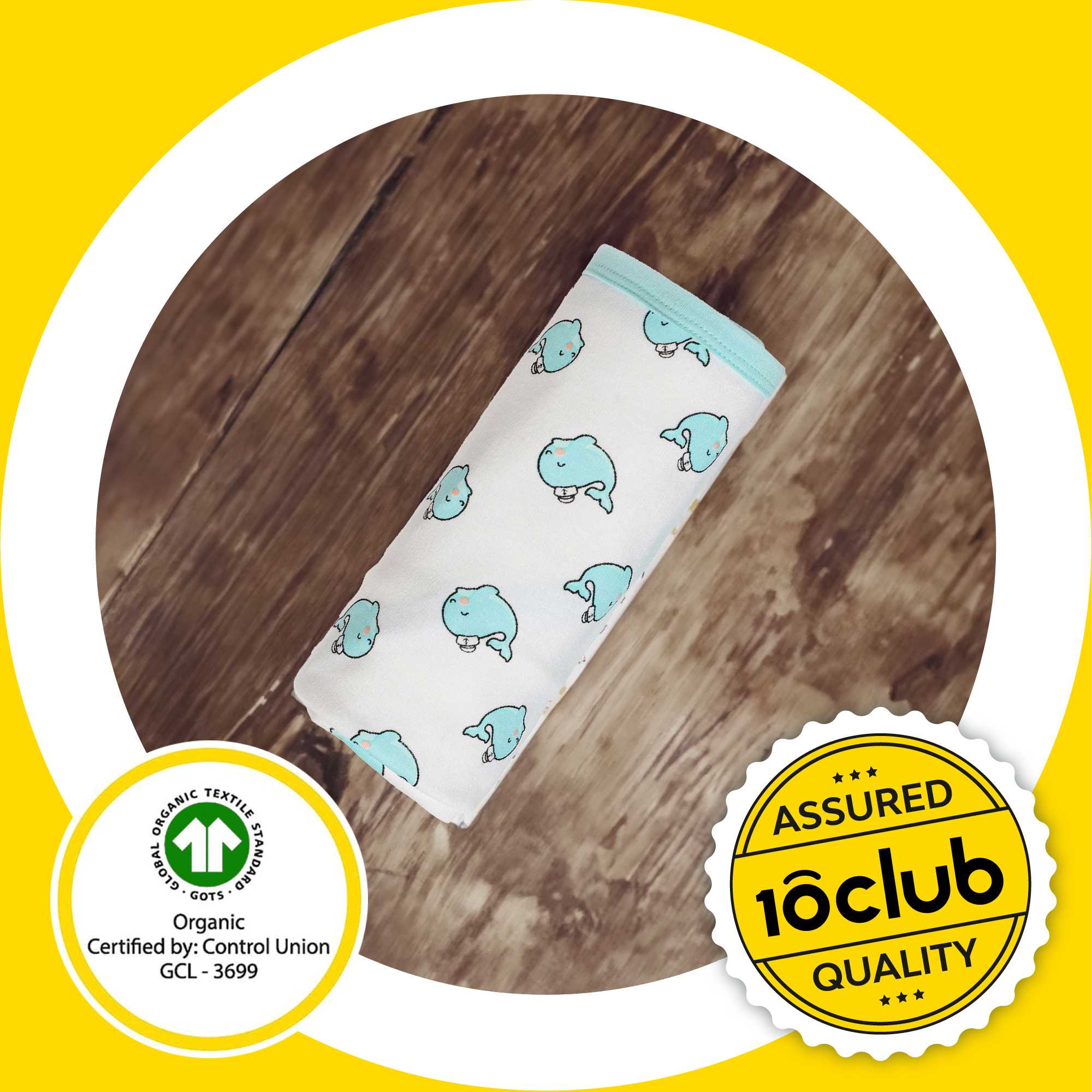 100% Cotton Baby Blanket Wrap With Muslin Swaddle | Set Of 2 - Image 12