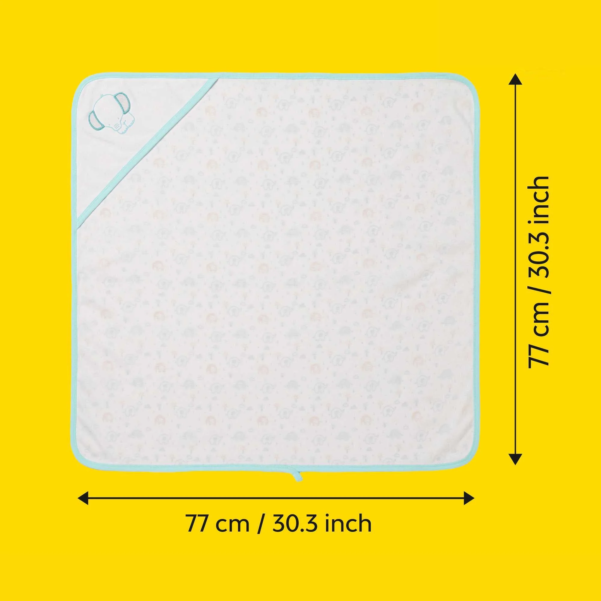 100% Cotton Baby Blanket Wrap With Muslin Swaddle | Set Of 2 - Image 6