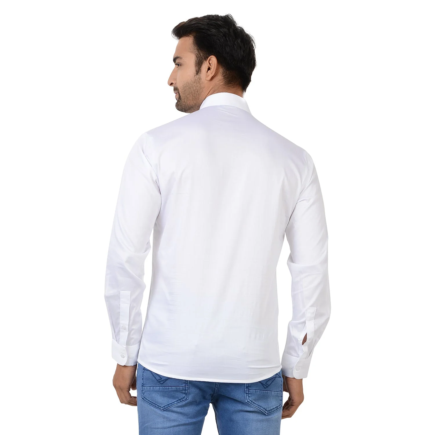 100% Pure Cotton Short Kurta in White - Image 4