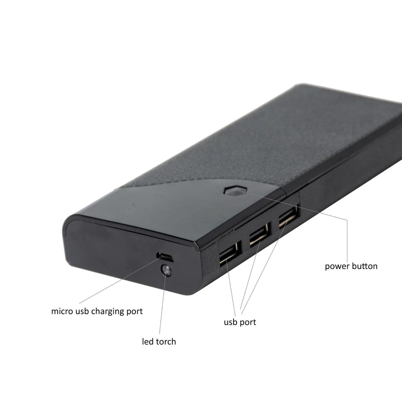 10000 mAh 15W Power Bank With LED Battery Display & Led Light - Star - Image 6