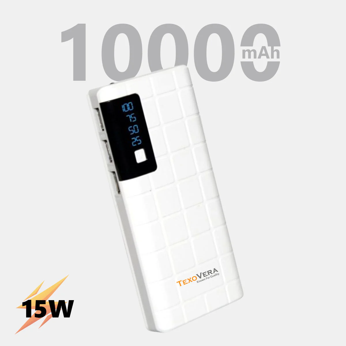 10000 mAh 15W Power Bank With LED Battery Display (6 Month Warranty) - Image 20