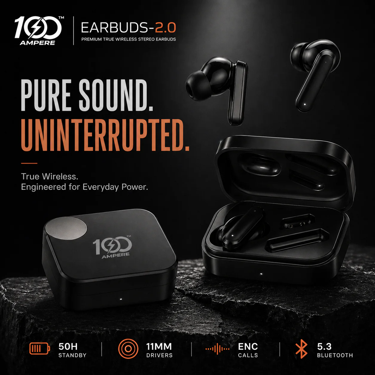 100Ampere Earbuds 2.0