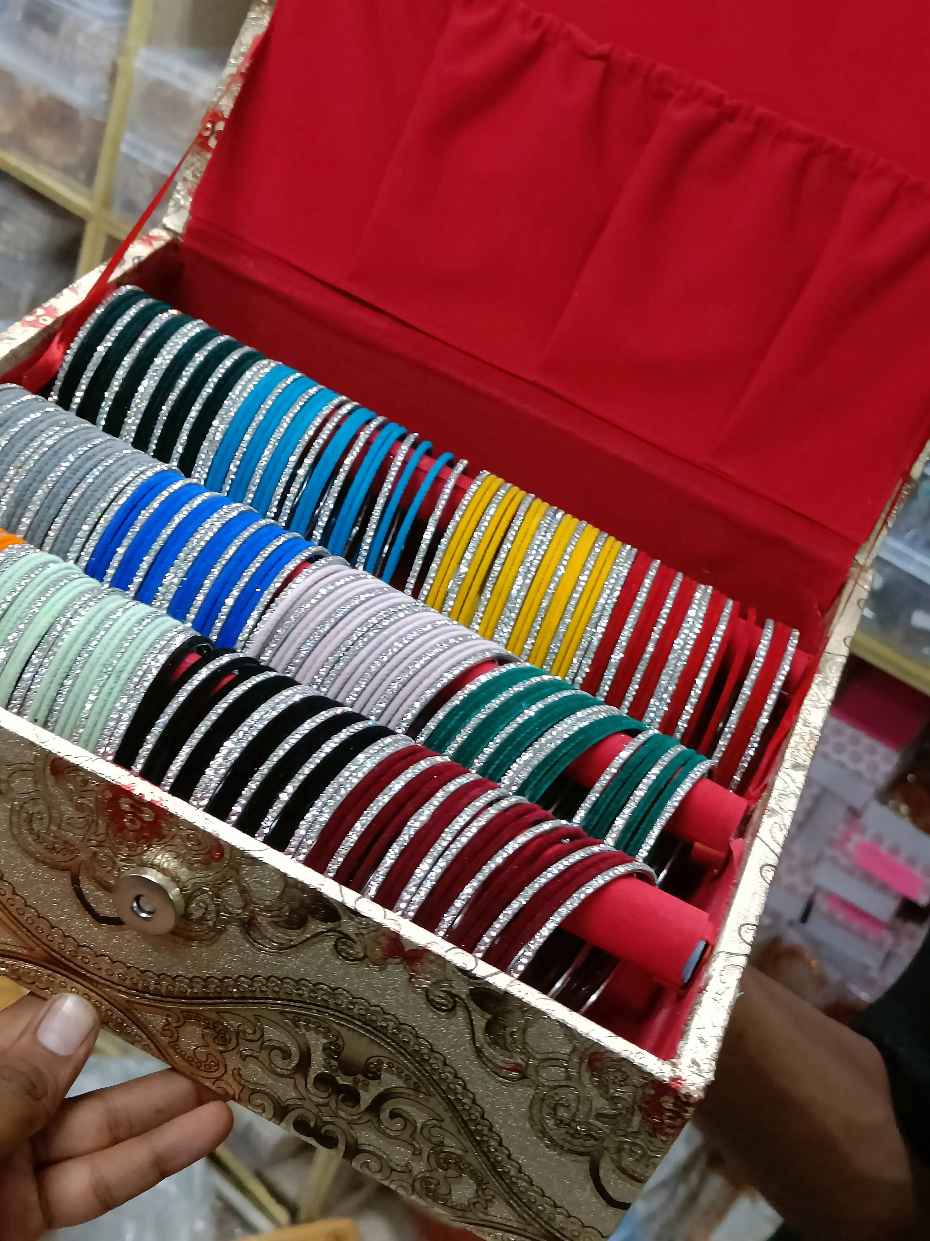 12 bangles set of velvet - Image 7