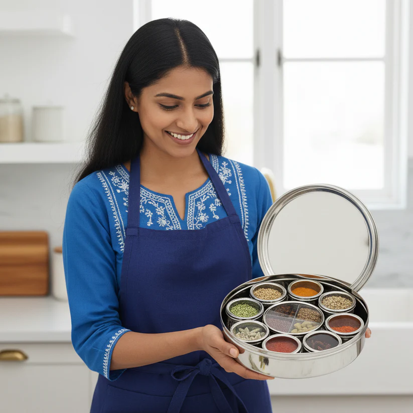 12 in 1 Stainless Steel Masala Box - Image 2