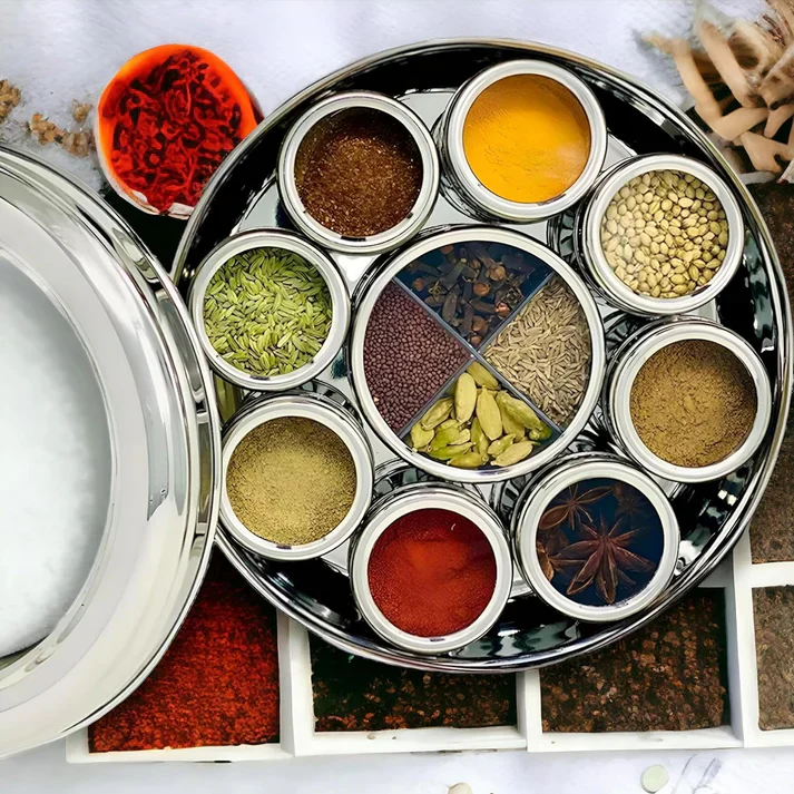 12 in 1 Stainless Steel Masala Box - Image 74