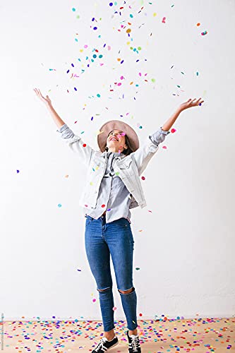 12 Inch Sparkle Rose Petals Paper Shower Party Poppers (Pack of 2) - Image 4