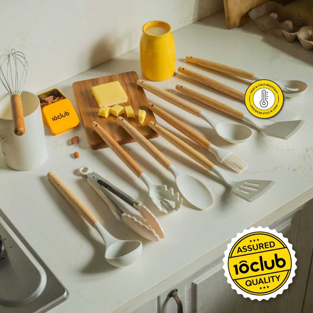 12 Piece - Heat Resistant Silicone Spatula Set - Image 13