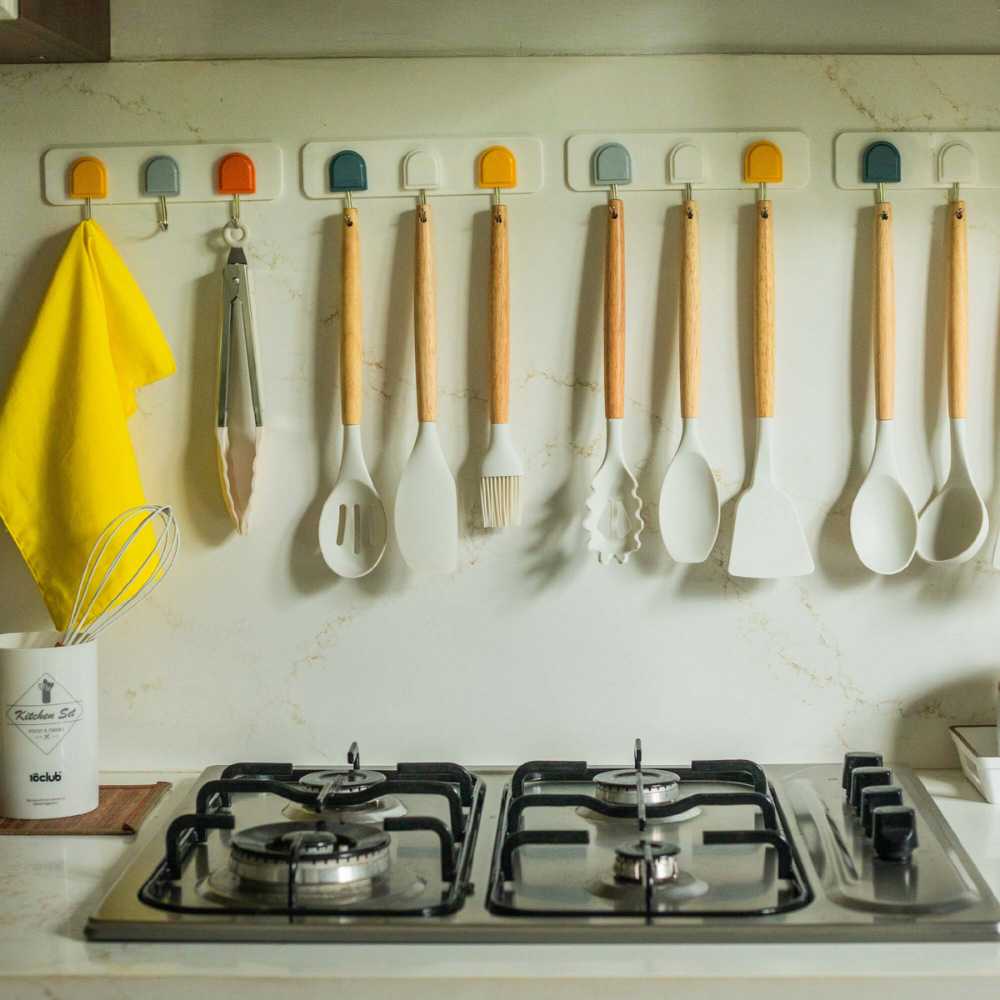 12 Piece - Heat Resistant Silicone Spatula Set - Image 14