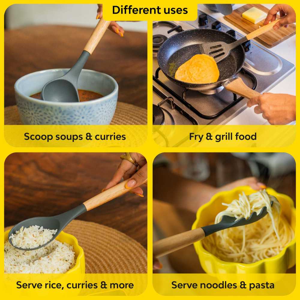 12 Piece - Heat Resistant Silicone Spatula Set - Image 7