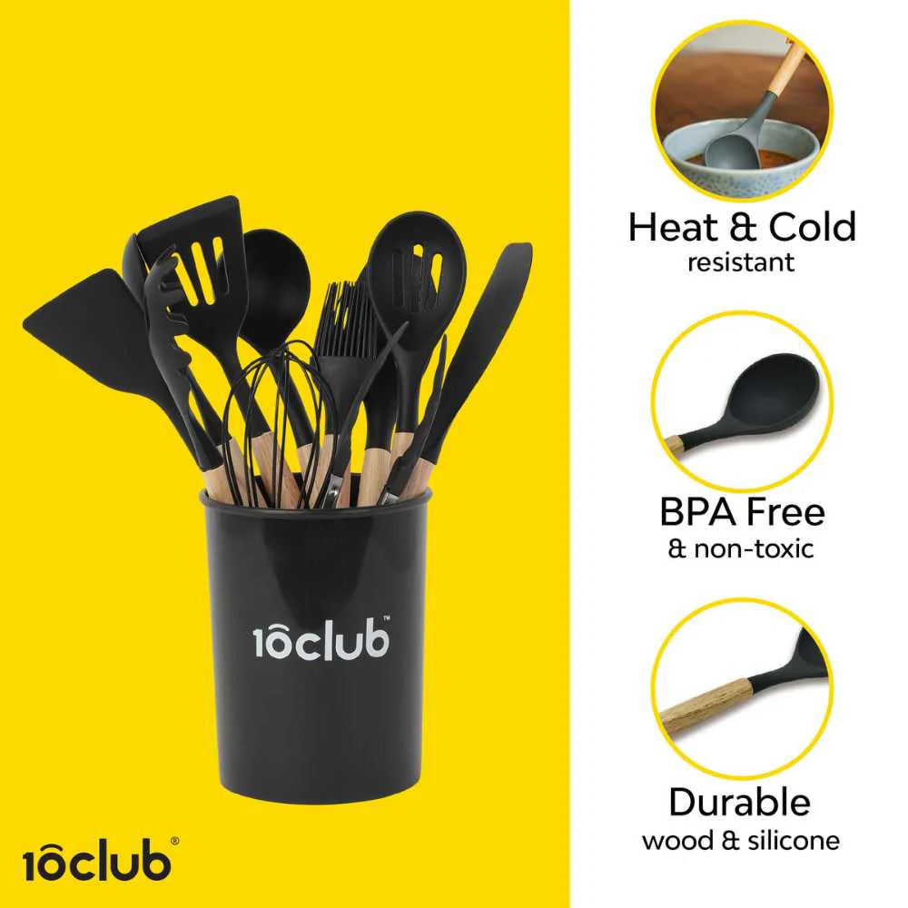 12 Piece - Heat Resistant Silicone Spatula Set - Image 9