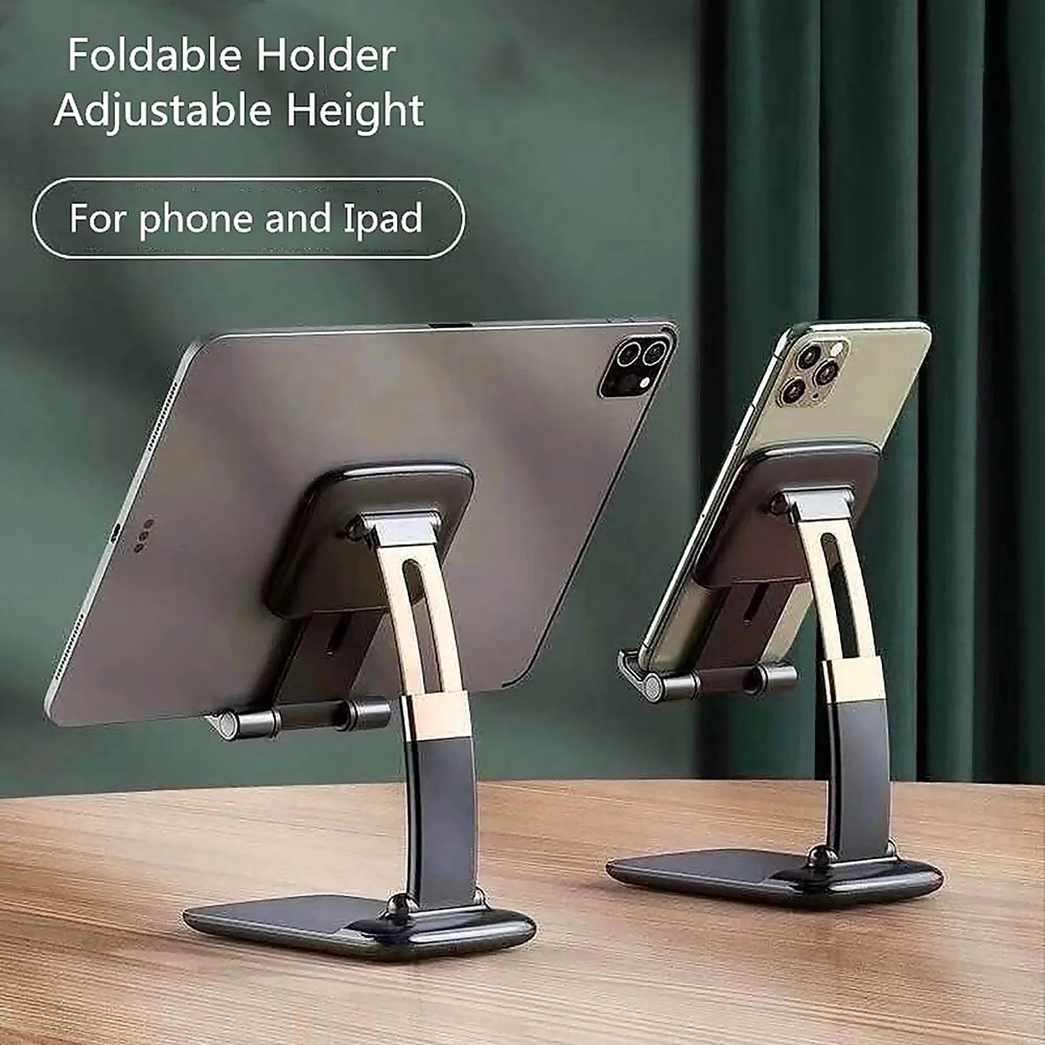 Phone Holder for Table, Foldable Universal Mobile Stand for Desk - Image 6
