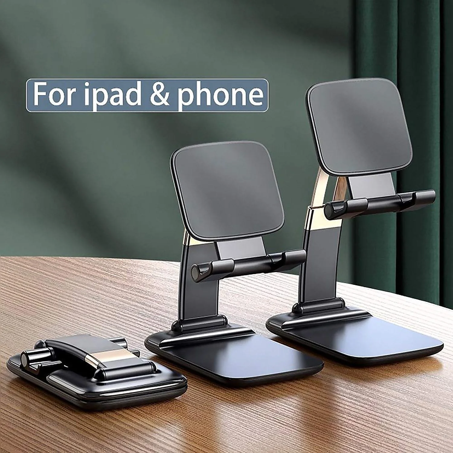 Phone Holder for Table, Foldable Universal Mobile Stand for Desk - Image 8