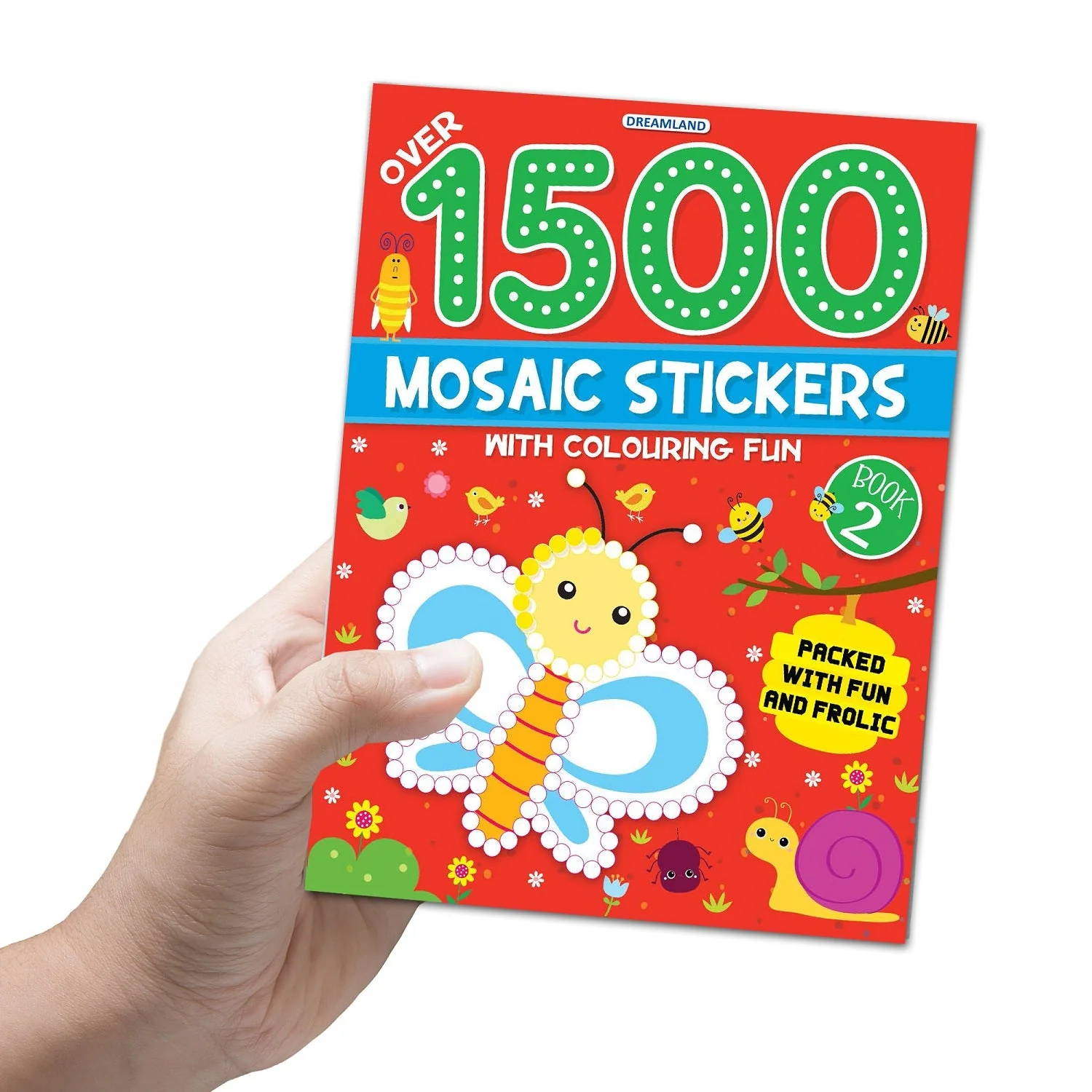 1500 Mosaic Stickers Book 2 with Colouring Fun - Sticker Book for Kids Age 4 - 8 years - Image 2