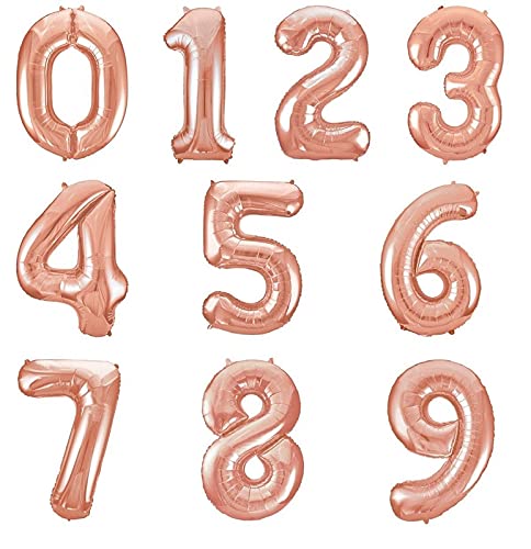 16 Inch 15th Happy Anniversary Alphabets & 32 Inch 15 Number Rosegold Foil Balloon - Image 4