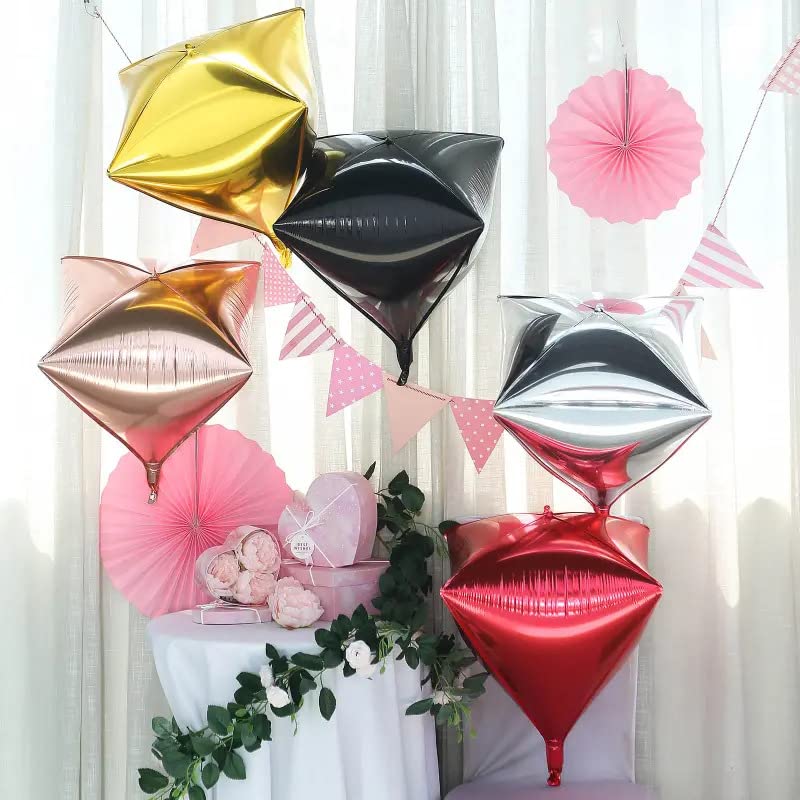 16 Inch 4D Diamond Foil Balloons Helium Diamond Balloons Combo Pack - Image 2