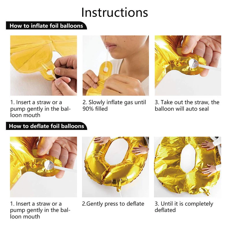 16 Inch 'Mom To Be' Letter Foil Balloon (Golden)(Pack of 1) - Image 5