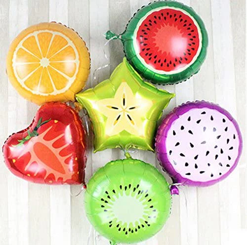 18 Inch Dragon Fruit Shape Foil Balloon (Multicolor) (Pack of 1) - Image 7
