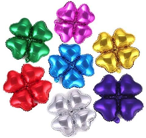 18 Inch Pink Four Pestals Flower Shaped Aluminum Foil Balloon (Pack of 1) - Image 2
