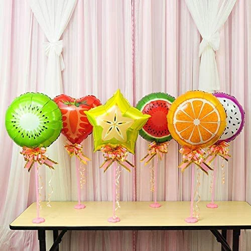 18 Inch Star Fruit Shape Foil Balloon (Multicolor)  (Pack of 1) - Image 4