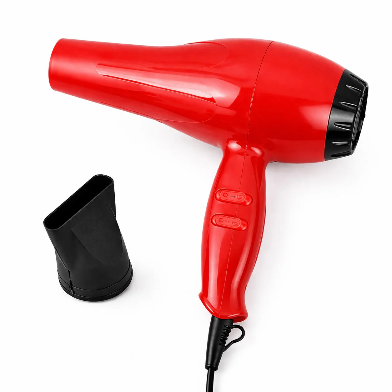 1800W Professional Hair Dryer with Styling Nozzle | 2 Speed & 3 Heat Settings | Salon-Style Fast Drying & Easy Storage - Image 2
