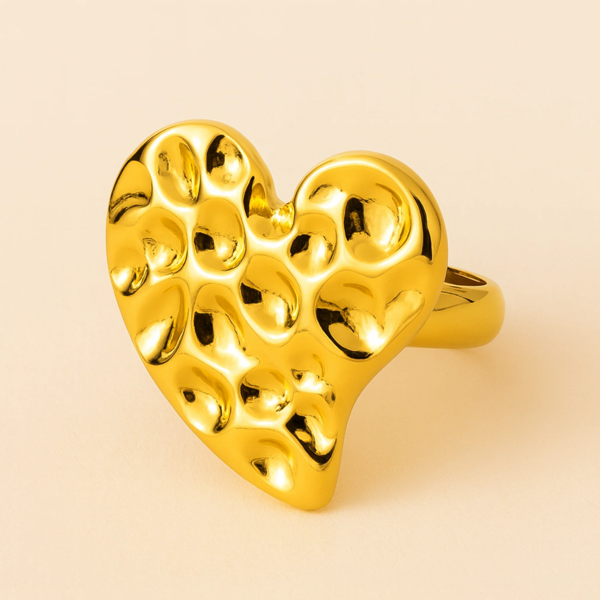 18k Gold Plated Gilded Romance Ring - Image 2