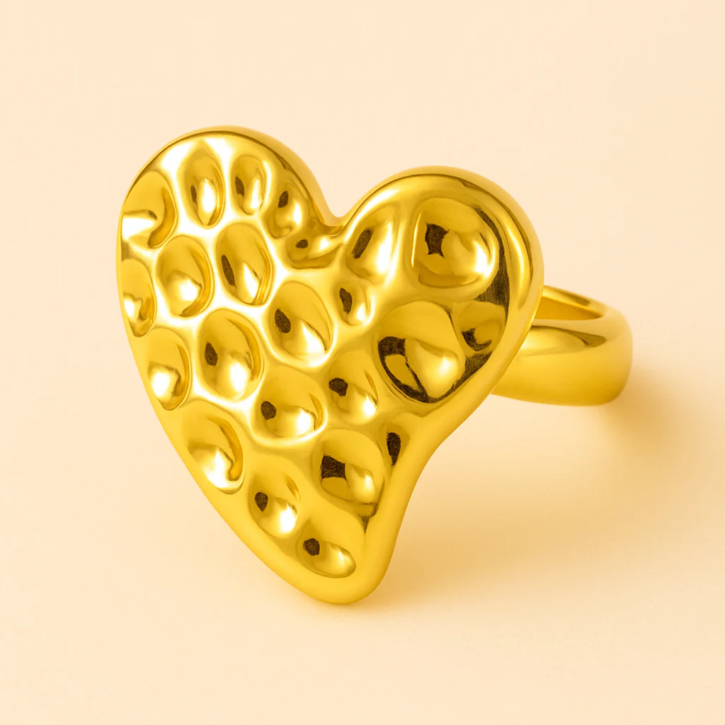 18k Gold Plated Gilded Romance Ring - Image 5