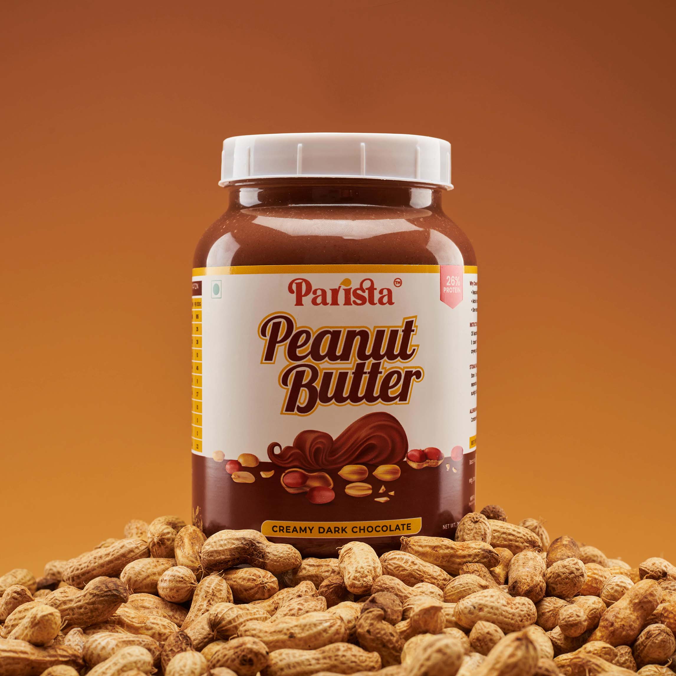 1KG Creamy Dark Chocolate Peanut Butter - Image 2