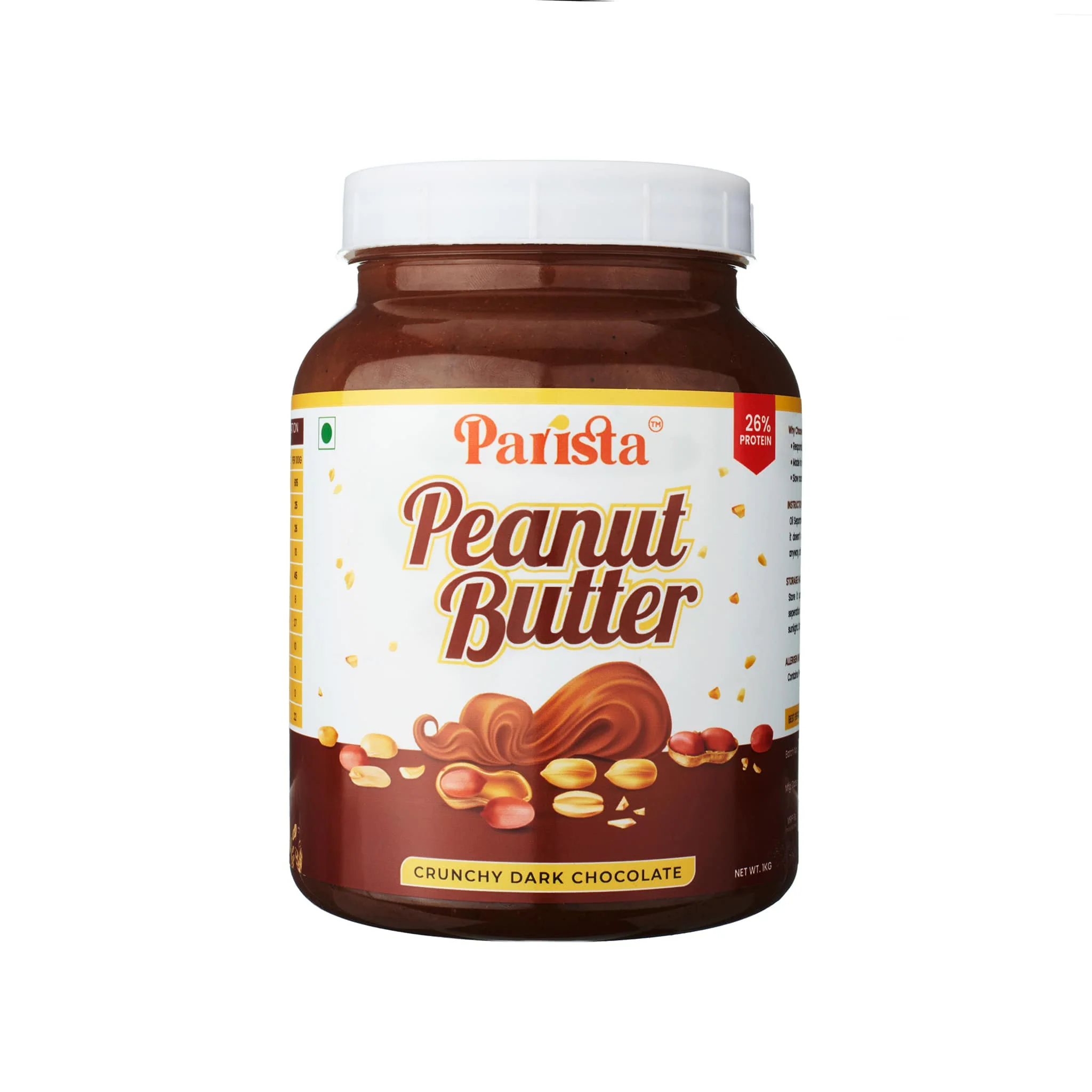 1KG Crunchy Dark Chocolate Peanut Butter - Image 10