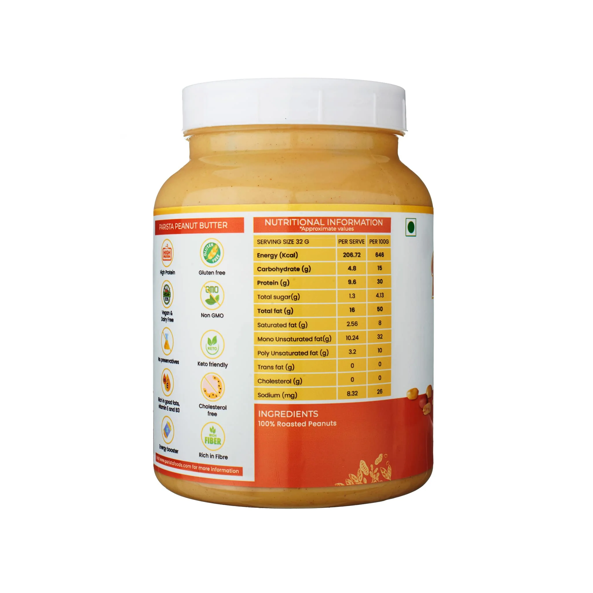 1KG Natural & Creamy Peanut Butter - Image 7