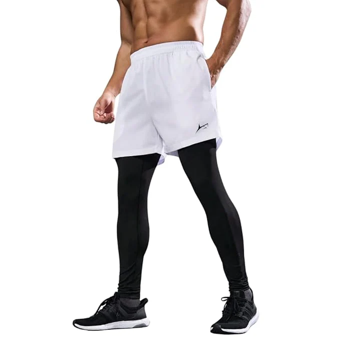 2 in 1 Active Dual Pants with Inner Compression - Image 17