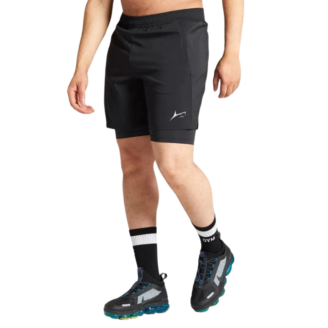 2 in 1 Dual Shorts with Inner Compression - Image 11