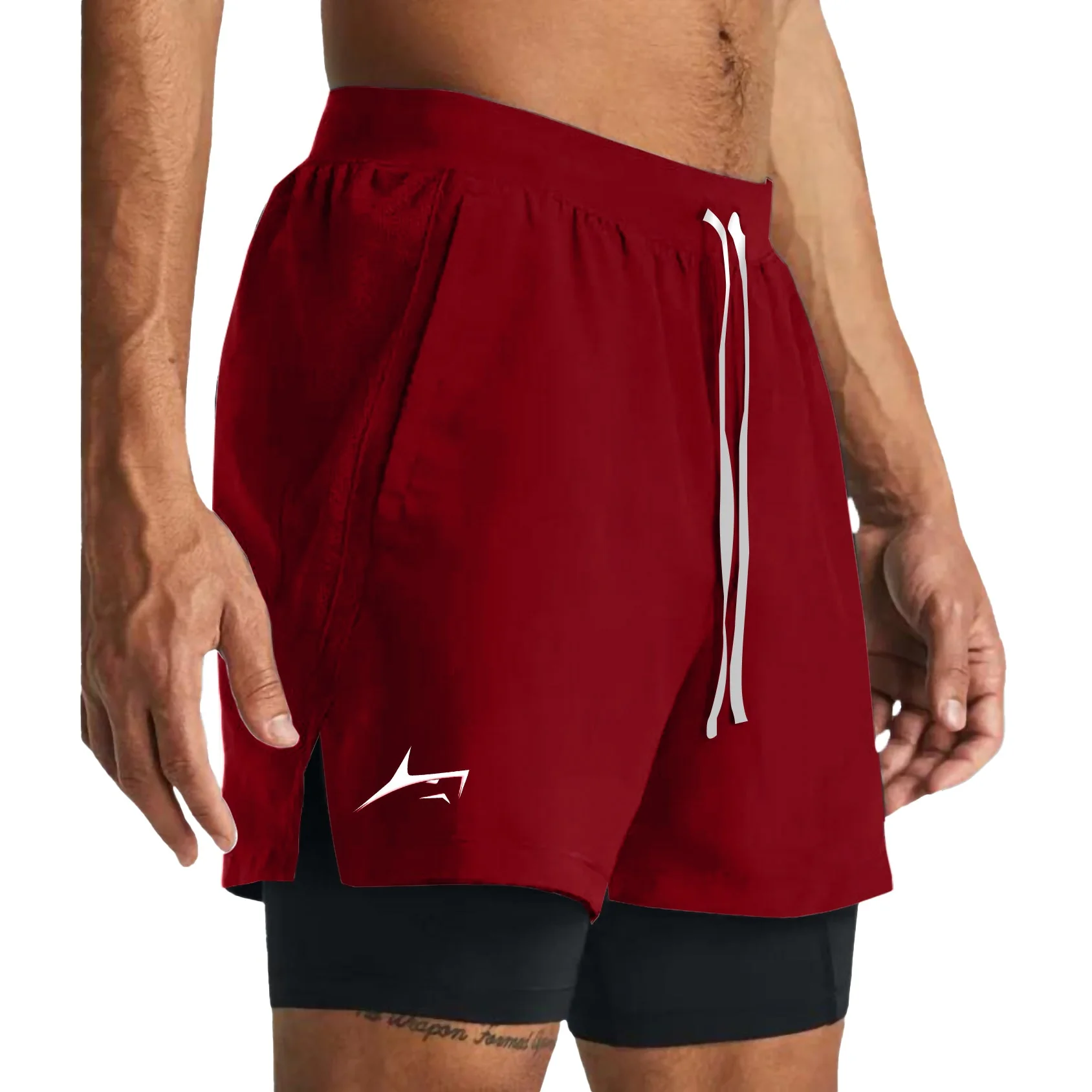 2 in 1 Dual Shorts with Inner Compression - Image 14