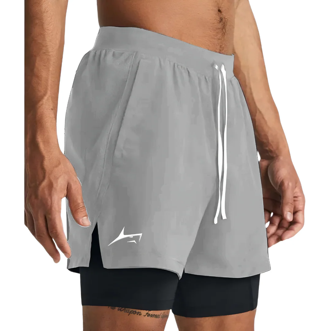 2 in 1 Dual Shorts with Inner Compression - Image 15