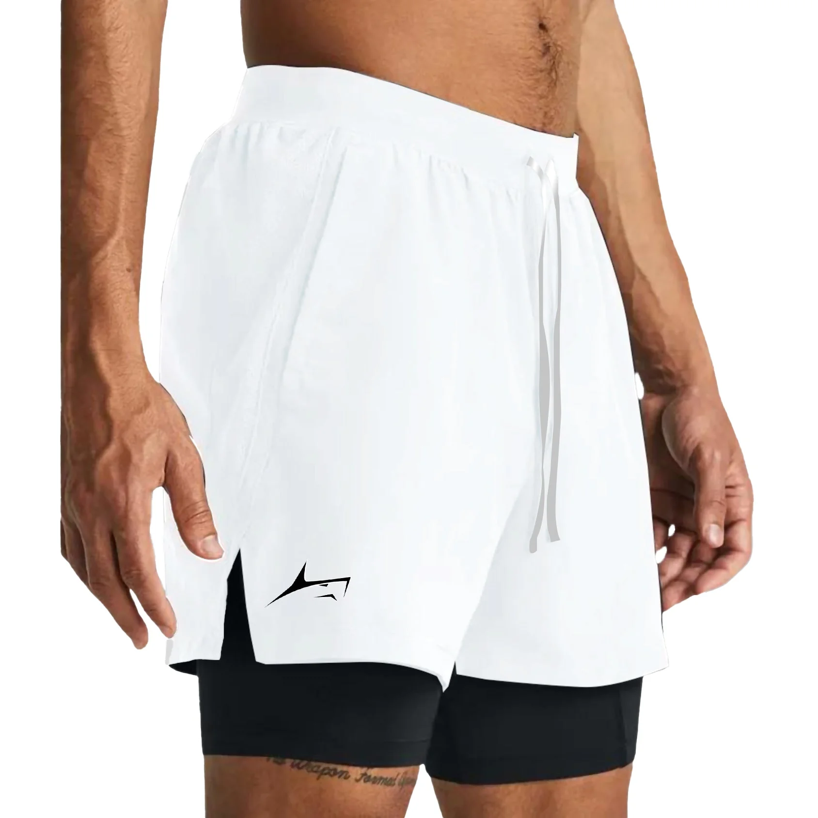 2 in 1 Dual Shorts with Inner Compression - Image 17