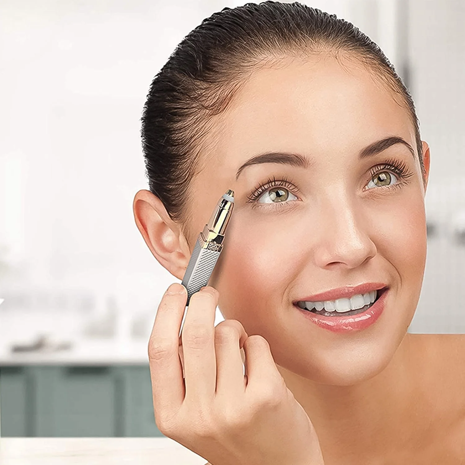 2-in-1 Eyebrow Razor & Painless Hair Shaver (1 Pc), Hair accessories - Image 5