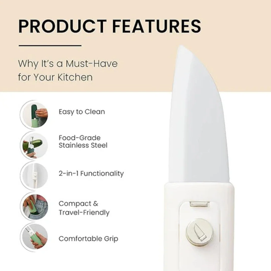 2-in-1 Peeler & Knife - Image 10
