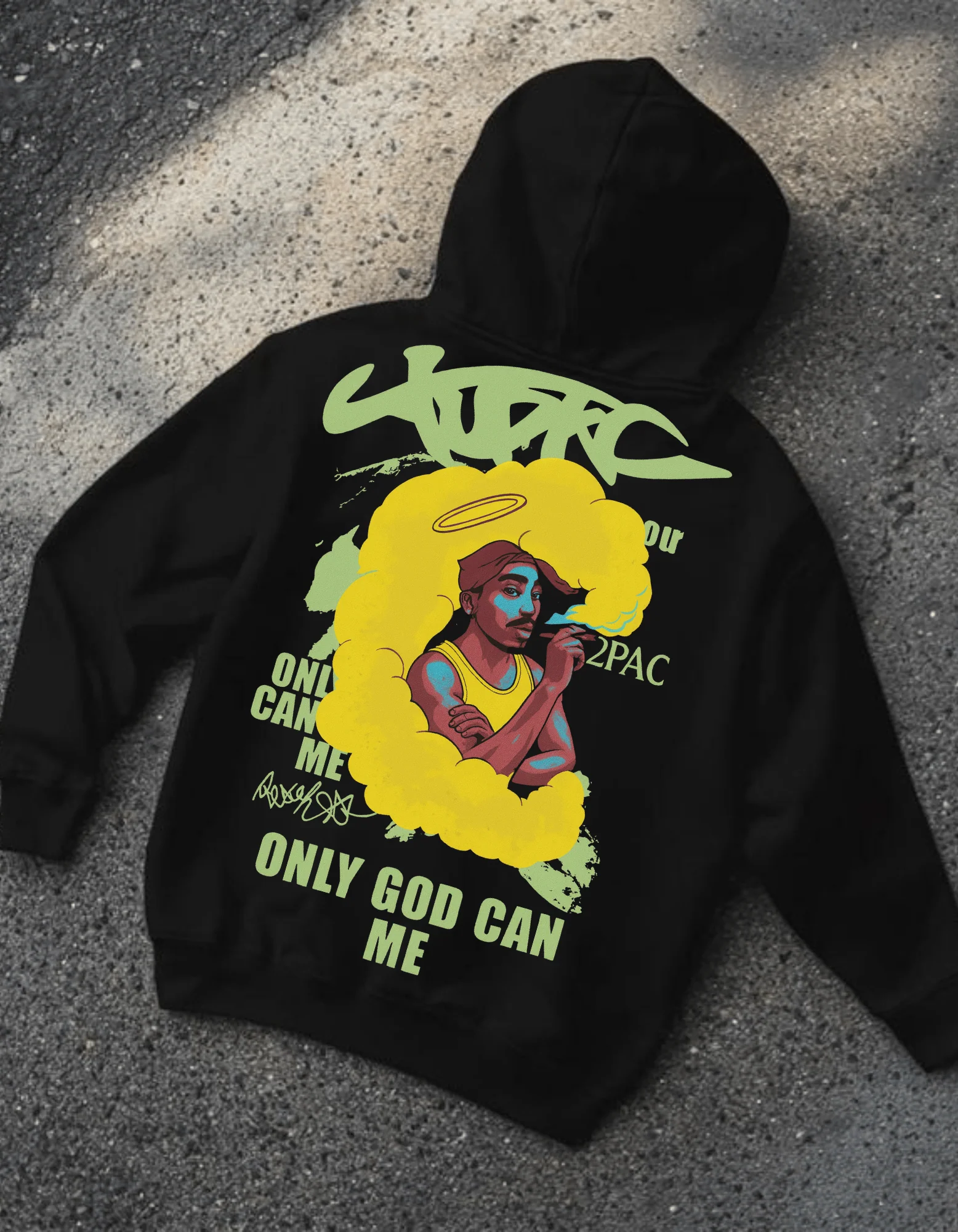 2 PAC Oversized Hoodie - Image 2