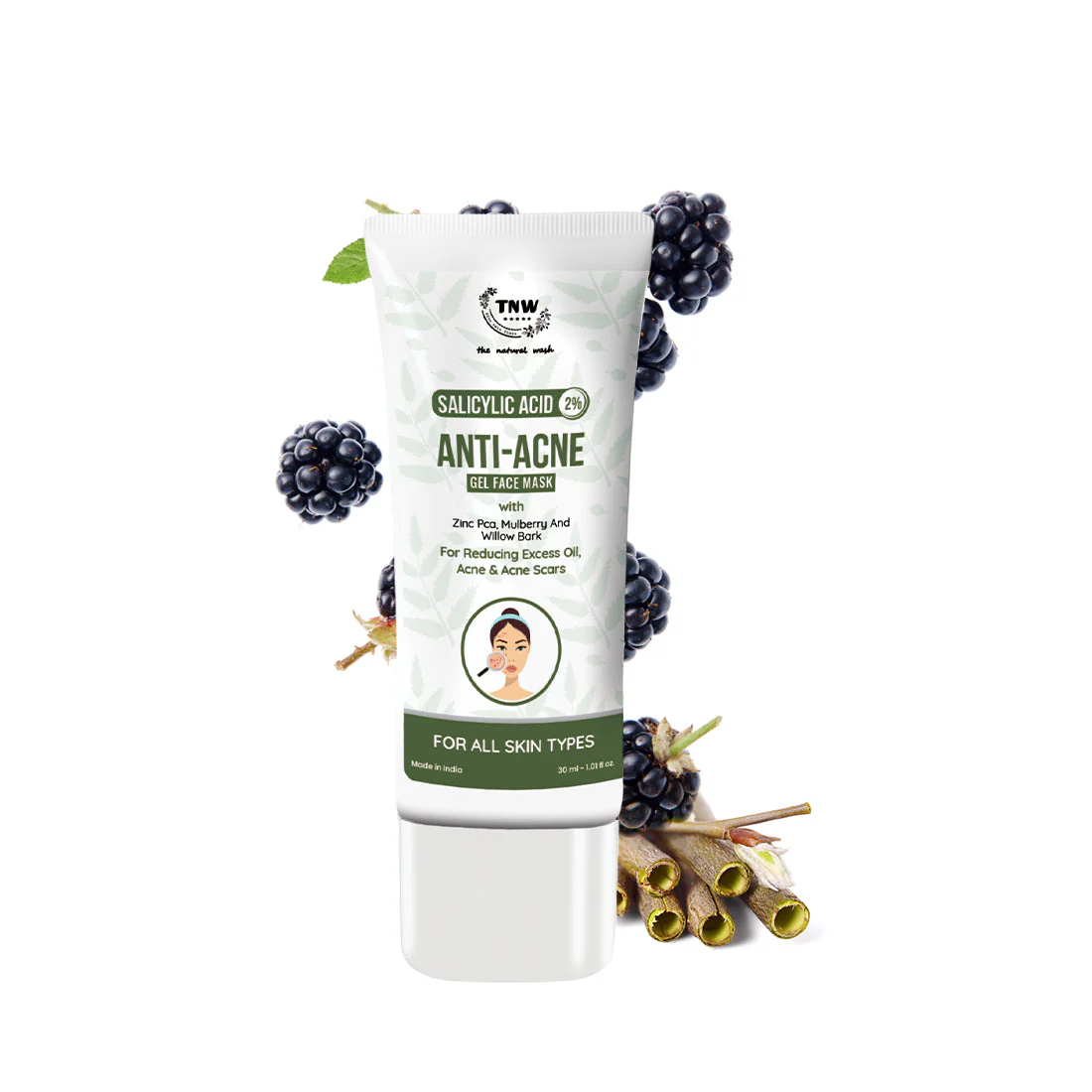 2% Salicylic Acid Anti-acne Gel Face Mask for Spot-free Skin (SC) - Image 10