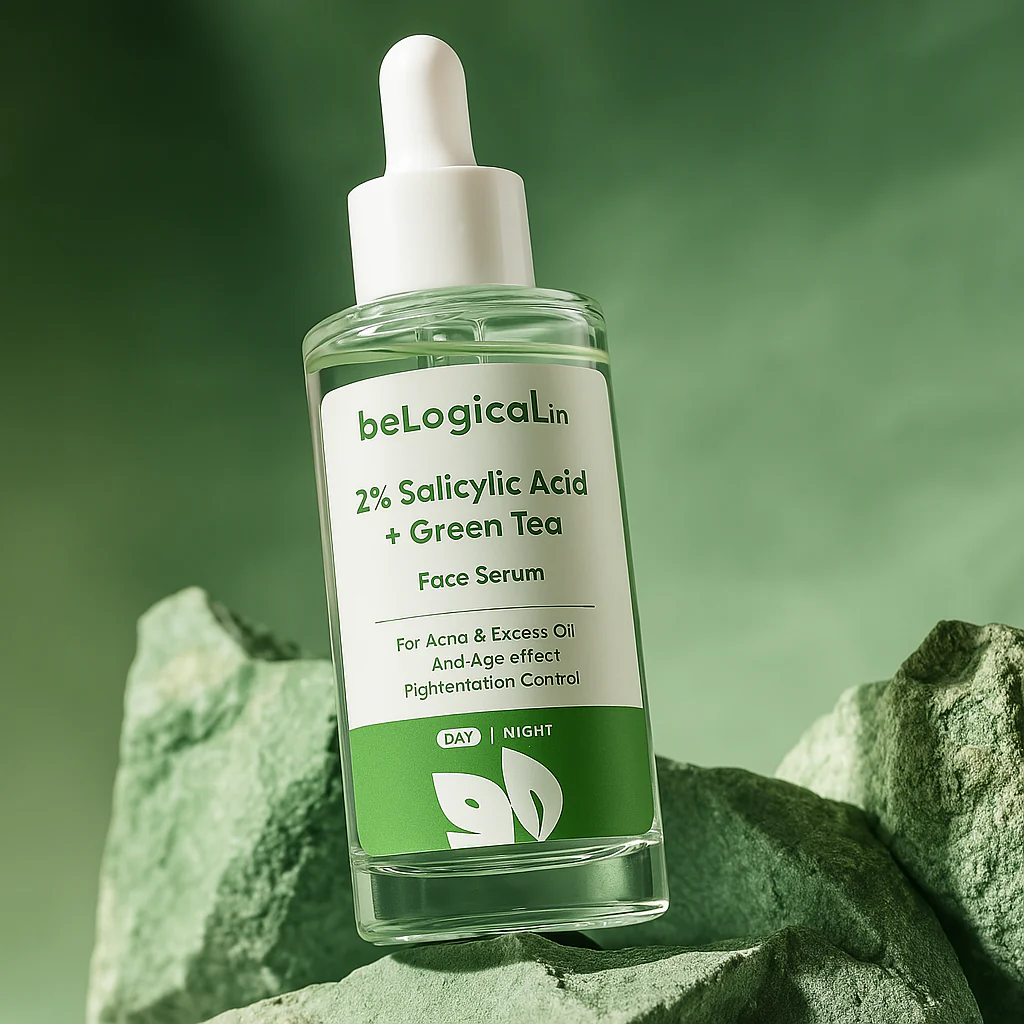 2% Salicylic Acid + Green Tea Extract Face Serum | Acne Treatment & Pore-Clearing | Clear Skin Serum | 30ml