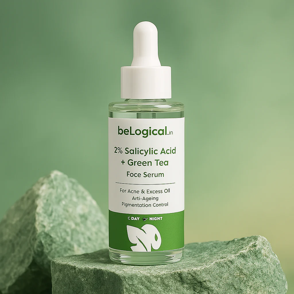 2% Salicylic Acid + Green Tea Extract Face Serum | Acne Treatment & Pore-Clearing | Clear Skin Serum | 30ml - Image 2