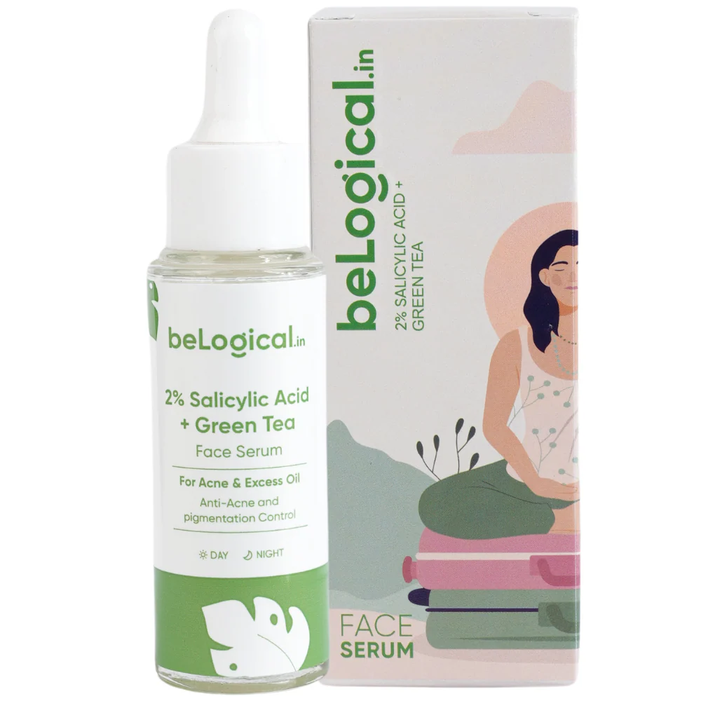 2% Salicylic Acid + Green Tea Extract Face Serum | Acne Treatment & Pore-Clearing | Clear Skin Serum | 30ml - Image 5