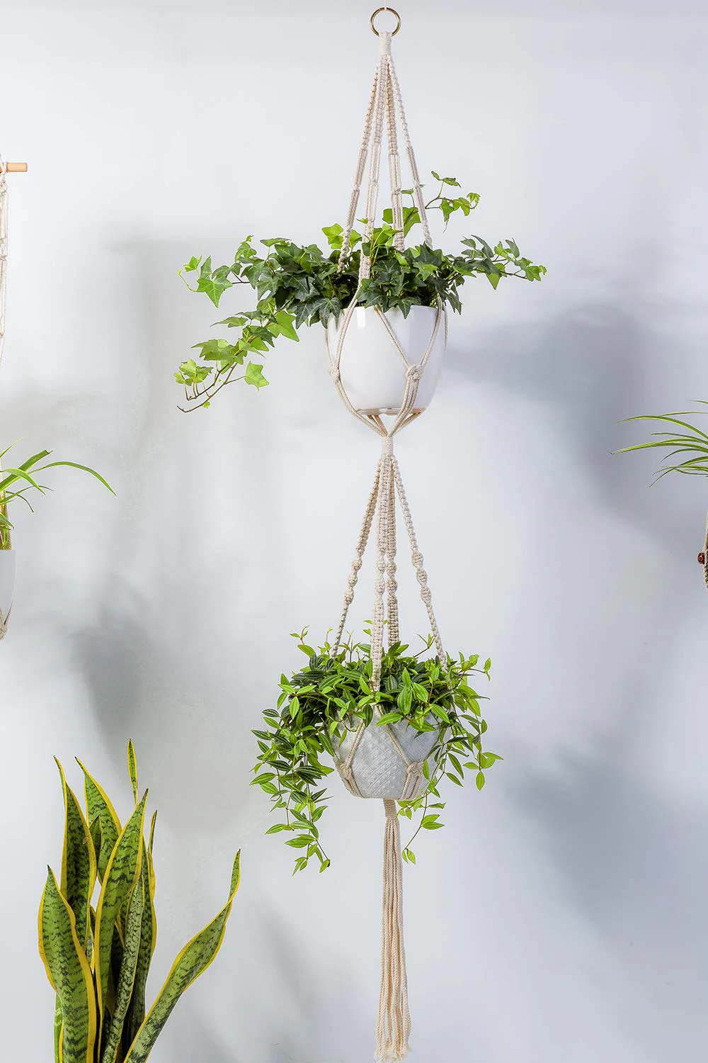 2-Tier Macrame Plant Hanger - Image 2
